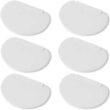 Taietor aluat Hendi semioval, din polipropilena , set 6 buc, 104x74mm