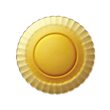 Farfurie  plata  Picardie Amber ,din sticla, Duralex, set 1 buc. ø260x(H)19mm