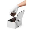 Colector scrum, inox, Hendi, 210x140x(H)90 mm, cu capac rabatabil