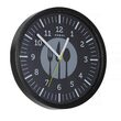 Ceas de perete HENDI, negru, ⌀356x(H)45mm