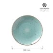 Farfurie Fine Dine, colectia Tukurus, dimetru 300 mm, portelan, rezistenta la temperaturi pana la 180 C