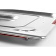 Capac cu maner si margine de silicon pentru tava gastronom  ,GN 1/1,Profi Line, din inox ,Hendi, 530X325 mm