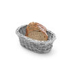 Cos servire pentru paine, oval, Hendi, Gri, 190x120x(h)60 mm