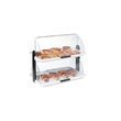 Display Hendi roll top 465x310x(H)410 mm, tava dubla, plastic SAN