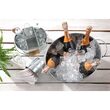 Frapiera model rustic, Hendi, tip galeata, 400x330x(H)220, otel galvanizat