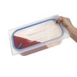 Capac Hendi, Gastronorm etans GN 1/3, cu garnitura silicon, Polipropilena, Transparent