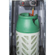 Incalzitor profesional pentru terasa tip piramida, combustibil gaz/propan, putere 11.2 kW(Hs), Hendi, aprindere electronica, regulator presiune, consum de gaz 1048 g/h, Inox