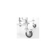 Carucior transport profesional pt 15 tavi 60x40 cm, cu roti, HENDI SMART, corp inox