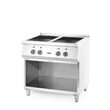 Masina de gatit cu inductie, 4 arzatoare, spatiu depozitare,17000 W,Hendi, 800x700x(H)870mm