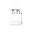 Suport cu 2 lampi infrarosu pentru mentinerea la cald a mancarii, 500 W, Hendi, 495x355x(H)590 mm