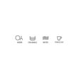 Platou oval Fine Dine Bianco, portelan, alb, 390x270 mm