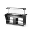 Carucior incalzire GN1/1 pentru bufet Hendi, capacitate 1490L, 2000w, 1490x765x(H)1370mm