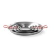 Tigaie Paella cu 2 manere ,34 cm diametru x 4 cm inaltime, din otel de inalta calitate, Hendi, , pentru echipamente pe gaz
