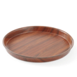 Tava Hendi pentru servire imitatie lemn rotunda, cu margine inalta 320 mm