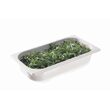 Tava profesionala Gastronorm 1/2 policarbonat alb, 6.5 litri, 100 mm inaltime, Hendi