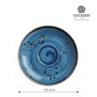 Farfurie espresso albastra, 115 mm