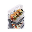 Set 2 tavi servire suprapuse pe 2 nivele cu 4 elementi racire si capace rolltop, Hendi, 44x32x(H)44 mm.