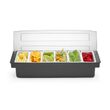 Cutie pentru ingrediente Hendi, 6 recipiente  480x150x(H)100mm