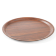 Tava Hendi pentru servire, imitatie lemn rotunda, cu margine joasa 380 mm