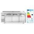 Masa rece cu 3 usi pentru salata cu capac rabatabil Hendi by Arktic, 1365x700x(H)860 mm,