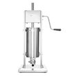 Aparat umplut carnati profesional, capacitate 5 kg, Hendi Profi Line, inox, 4 palnii incluse
