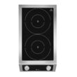 Plita cu inductie profesionala, Hendi Profi Line, model 7000 D ,putere 2x3500 W, control digital, corp inox, 40,5 cm x69,8 cm x14,5 cm inaltime