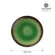Farfurie Fine Dine, Beryllium diametru 254 mm, portelan, decorat manual