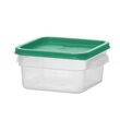 Recipient compartimentat pentru alimente , HENDI, 1.9L, 190x190x(H)95mm