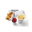 Cos servire rustic, tip galeata, Hendi, otel galvanizat, 70x(H)65