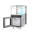 Frigider pentru lapte cu incalzitor de pahare, Hendi, 3,5L, 220-240V/168W, 313x442x(H)613 mm