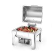 Chafing dish GN 1/2 finisaj tip oglinda, HENDI, Profi Line, 4L, 365x345x(H)345mm