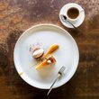 Platou oval Fine Dine Bianco, portelan, alb, 390x270 mm