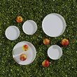 Platou oval Fine Dine Bianco, portelan, alb, 390x270 mm