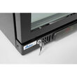 Vitrina frigorifica de prezentare interval temp. 2/10 C, 150 W, corp inox, ARKTIC by Hendi, 500x500x(H)900 mm 103 Litri, Clasa energetica D