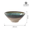 Bol Conic Fine Dine, Lazur ø225x(H)90 mm