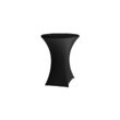 Husa pentru masa de cockteil, Negru, Hendi, ø850x(h)1150 mm