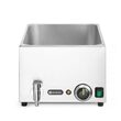 Set: Bain-marie HENDI Ranger cu robinet de scurgere + 3x GN 1/3 cu capac, HENDI, GN 1/1, 230V/1000W, 604x332x(H)242mm