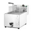 Friteuza electrica cu scurgere 10L Goliath Hendi, 10Kw, 400v, 299x584x(H)375mm