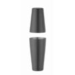 Shaker Tin-on-Tin Boston, negru, Bar up, 0,8L, ø90x(H)303mm