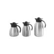 Cana termos 1.5 lt, pereti dubli inox, Hendi, cu sistem apasare negru
