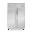 Congelator profesional Hendi Profi Line cu 2 usi 900 L 1200x740x(H)1950 mm otel inoxidabil --17˚/-22˚C 750 W 6 rafturi 525x530mm incluse