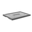 Recipient termoizolant din piocelan, HENDI, Kitchen Line, GN 1/1, 80L, negru, 685x485x(H)360mm