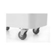 Container pentru alimente uscate, 98 lt, echipat cu capac si 4 roti, Amerbox, 394x749x(H)711 mm