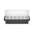 Cutie pentru ingrediente Hendi, 6 recipiente  480x150x(H)100mm