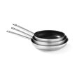 Tigaie profesionala teflonata, 24 cm diametru x 4.5 cm inaltime, inox cu strat anti-aderent Teflon Platinium Plus, Hendi Profi Line