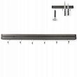 Suport magnetic pentru cutite, 60 cm, cu 6 carlige agatare, Hendi