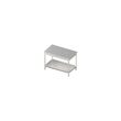 Masa de lucru centrala cu polita, Hendi, inox, 1800x600x(H)850 mm, blat de lucru si polita inferioara ranforsate