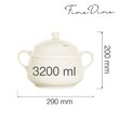 Supiera Fine Dine, Crema 3.2 l