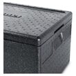 Cutie termoizolanta 33 lt, interior 535x535x(H)117 mm, exterior 595x595x(H)165 mm, numar cutii pizza 3x50 cm Hendi Kitchen Line, spuma polipropilenica