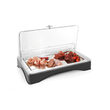Tava racire cu roll-top transparent